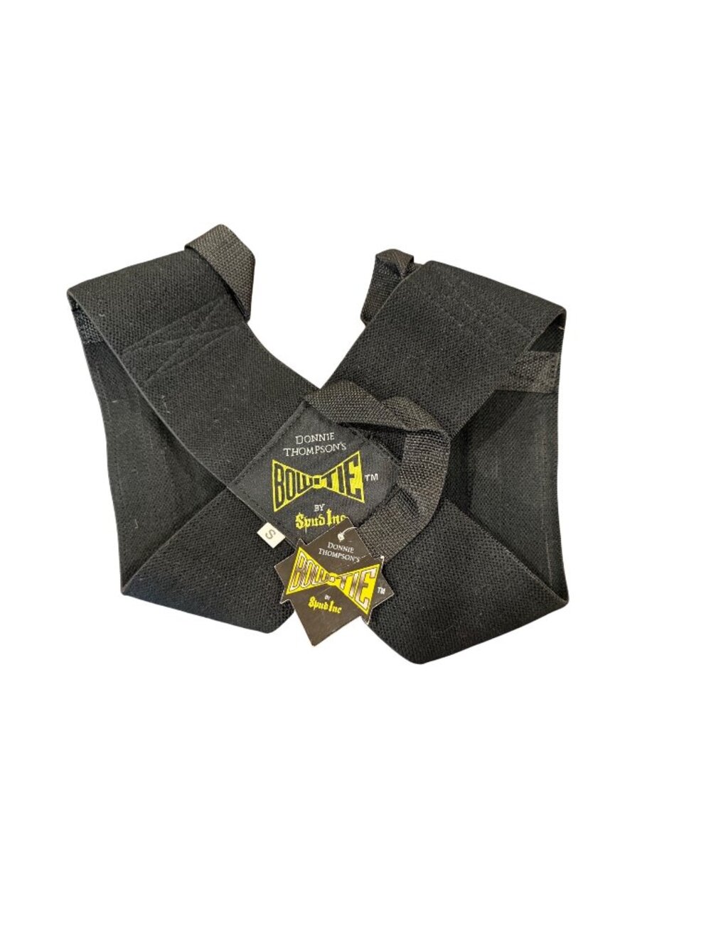 Spud Inc Bow Tie Back Brace Size Small Posture Support Shoulder Brace Black